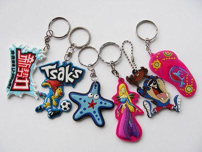 【【廠家直銷】精美PVC鑰匙扣(時尚促銷禮品)】價格,廠家,圖片,鑰匙飾品、掛件,廣州恩燁商貿(mào)-